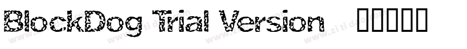 BlockDog Trial Version字体转换